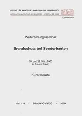 Hosser |  Weiterbildungsseminar Brandschutz bei Sonderbauten | Buch |  Sack Fachmedien