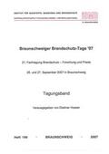 Hosser |  Braunschweiger Brandschutz-Tage '07: 21. Fachtagung Brandschutz - Forschung und Praxis | Buch |  Sack Fachmedien