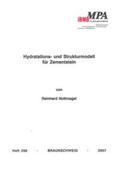 Nothnagel |  Hydratations- und Strukturmodell für Zementstein | Buch |  Sack Fachmedien