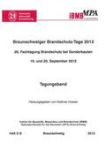 Hosser |  Braunschweiger Brandschutz-Tage 2012 | Buch |  Sack Fachmedien