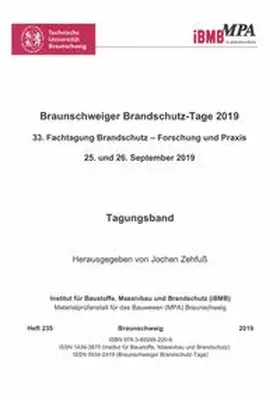 Zehfuß |  Braunschweiger Brandschutz-Tage 2019 | Buch |  Sack Fachmedien