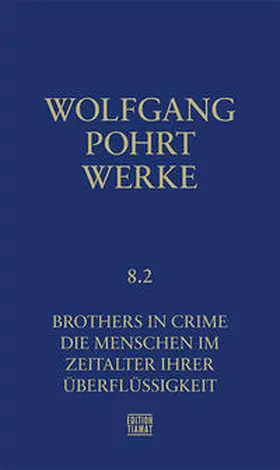 Pohrt / Bittermann |  Werke Band 8.2 | Buch |  Sack Fachmedien