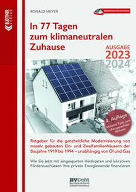 Meyer | In 77 Tagen zum klimaneutralen Zuhause | Buch | 978-3-89367-160-1 | sack.de