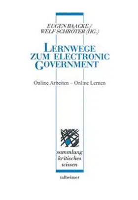 Baacke / Schröter |  Lernwege zum Electronic Government | Buch |  Sack Fachmedien