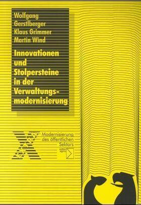 Gerstlberger / Grimmer / Wind | Innovationen und Stolpersteine in der Verwaltungsmodernisierung | Buch | 978-3-89404-720-7 | sack.de