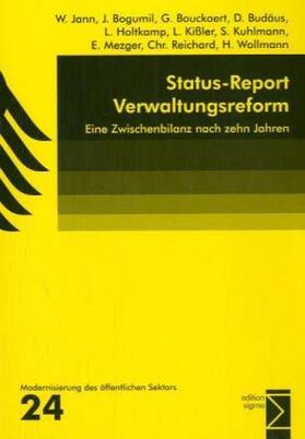Jann / Bogumil / Bouckaert | Status-Report Verwaltungsreform | Buch | 978-3-89404-744-3 | sack.de