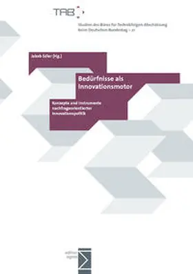Edler |  Bedürfnisse als  Innovationsmotor | Buch |  Sack Fachmedien
