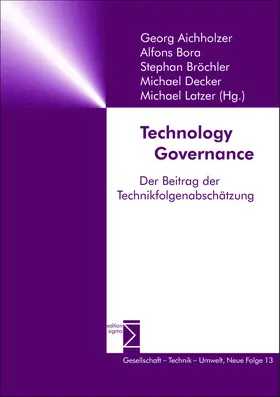 Aichholzer / Bora / Bröchler |  Technology Governance | Buch |  Sack Fachmedien