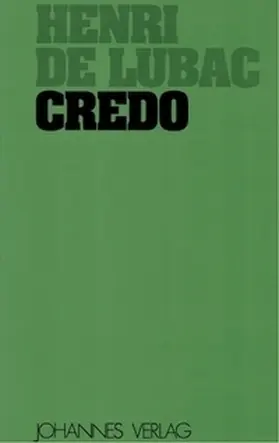 Lubac |  Credo | Buch |  Sack Fachmedien