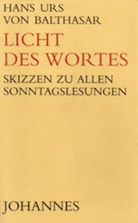 Balthasar |  Licht des Wortes | Buch |  Sack Fachmedien