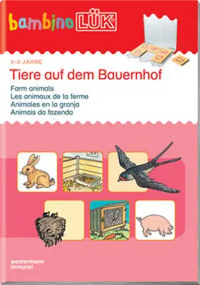 Junga |  LÜK. Bambino. Tiere auf dem Bauernhof | Buch |  Sack Fachmedien