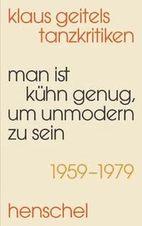 Peter / Thorausch |  "Man ist kühn genug, um unmodern zu sein" | Buch |  Sack Fachmedien
