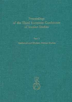 Melville |  Proceedings of the Third European Conference of Iranian Studies | Buch |  Sack Fachmedien