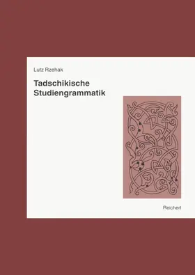 Rzehak |  Tadschikische Studiengrammatik | Buch |  Sack Fachmedien