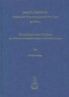 Fakas |  Der hellenistische Hesiod | Buch |  Sack Fachmedien