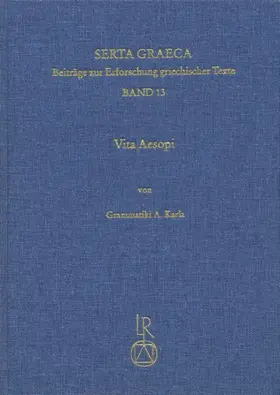 Karla |  Vita Aesopi | Buch |  Sack Fachmedien