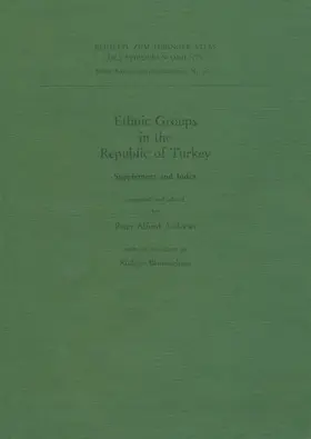 Andrews |  Ethnic Groups in the Republic of Turkey | Buch |  Sack Fachmedien