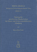 Molin Pradel |  Katalog der griechischen Handschriften der Staats- und Universitätsbibliothek Hamburg | Buch |  Sack Fachmedien