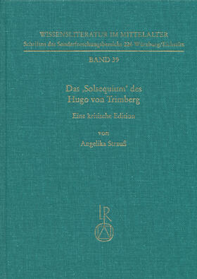 Strauß | Das »Solsequium« des Hugo von Trimberg | Buch | 978-3-89500-273-1 | sack.de