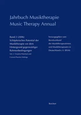 Berufsverband der Musiktherapeutinnnen und Musiktherapeuten in Deutschland e.V. |  Jahrbuch Musiktherapie / Music Therapy Annual | Buch |  Sack Fachmedien