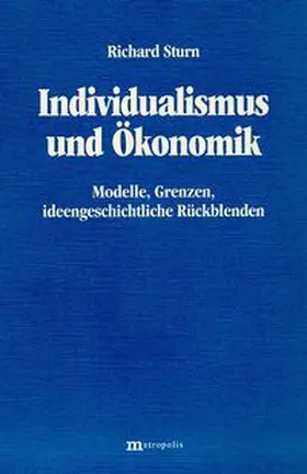 Sturn | Individualismus und Ökonomik | Buch | 978-3-89518-093-4 | www.sack.de