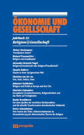 Grözinger / Matiaske |  Ökonomie und Gesellschaft / Religion@Gesellschaft | Buch |  Sack Fachmedien