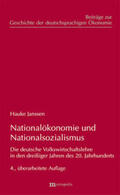Janssen |  Nationalökonomie und Nationalsozialismus | Buch |  Sack Fachmedien