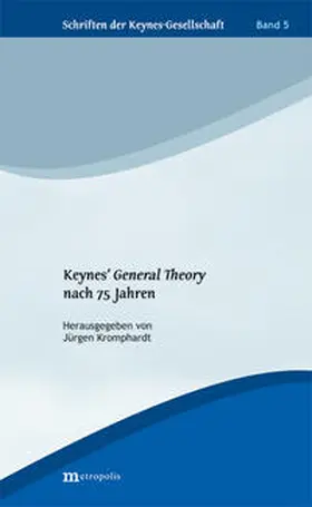 Kromphardt |  Keynes' General Theory nach 75 Jahren | Buch |  Sack Fachmedien