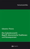 Thieme |  Das Subsistenzrecht | Buch |  Sack Fachmedien