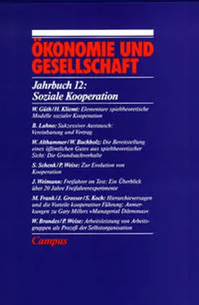  Ökonomie und Gesellschaft / Soziale Kooperation | Buch |  Sack Fachmedien