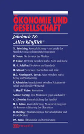 de Gijsel / Gerlach / Glombowski |  Ökonomie und Gesellschaft / Alles käuflich | Buch |  Sack Fachmedien