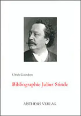 Goerdten |  Bibliographie Julius Stinde | Buch |  Sack Fachmedien