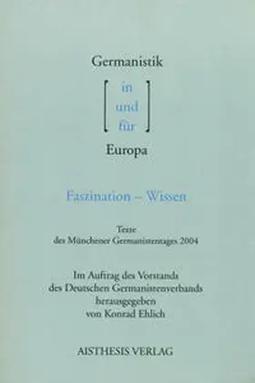 Ehlich |  Germanistik in / und / für Europa | Buch |  Sack Fachmedien