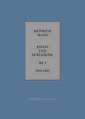 Mann / Veitenheimer | Essays und Publizistik | Buch | 978-3-89528-983-5 | sack.de