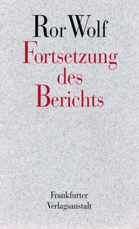 Wolf |  Fortsetzung des Berichts | Buch |  Sack Fachmedien