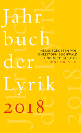 Buchwald / Bleutge | Jahrbuch der Lyrik 2018 | Buch | 978-3-89561-681-5 | sack.de