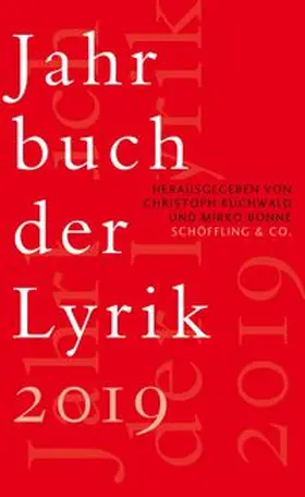 Buchwald / Bonné |  Jahrbuch der Lyrik 2019 | Buch |  Sack Fachmedien