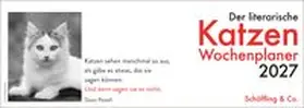 Bachstein |  Der literarische Katzen Wochenplaner 2027 | Sonstiges |  Sack Fachmedien