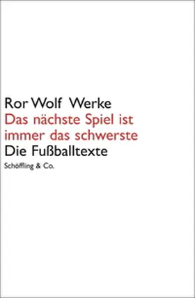 Wolf / Wilm |  Das nächste Spiel ist immer das schwerste | Buch |  Sack Fachmedien
