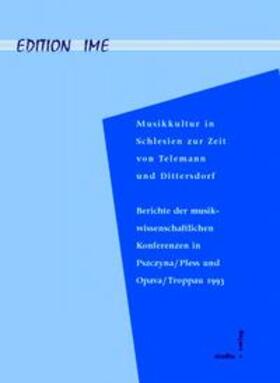 Hobohm / Lange / Unverricht | Musikkultur in Schlesien zur Zeit von Telemann und Dittersdorf | Buch | 978-3-89564-070-4 | sack.de