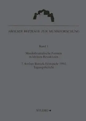 Brusniak |  Musiktheatralische Formen in kleinen Residenzen | Buch |  Sack Fachmedien