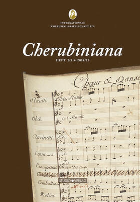 Internationale Cherubini-Gesellschaft e.V. | Cherubiniana 2/3 | Buch | 978-3-89564-168-8 | sack.de
