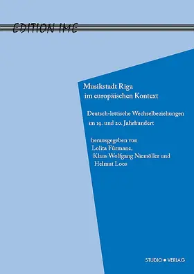  Musikstadt Riga im europäischen Kontext | Buch |  Sack Fachmedien