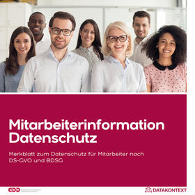 GDD e.V. | Mitarbeiterinformation Datenschutz | Buch | 978-3-89577-872-8 | sack.de