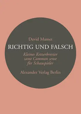 Mamet |  Richtig und falsch | Buch |  Sack Fachmedien