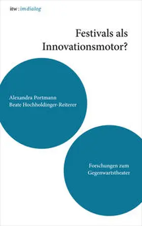 Portmann / Hochholdinger-Reiterer |  itw : im dialog – Band 4: Festivals als Innovationsmotor | Buch |  Sack Fachmedien