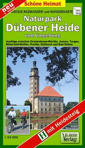 Verlag Dr. Barthel |  Radwander- und Wanderkarte Naturpark Dübener Heide und Umgebung 1 : 50 000 | Sonstiges |  Sack Fachmedien