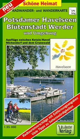 Verlag Dr. Barthel |  Radwander- und Wanderkarte Potsdamer Havelseen, Blütenstadt Werder und Umgebung 1 : 35 000 | Sonstiges |  Sack Fachmedien