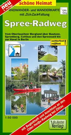 Verlag Dr. Barthel |  Spree-Radweg 1 : 50 000. Radwanderkarte | Sonstiges |  Sack Fachmedien