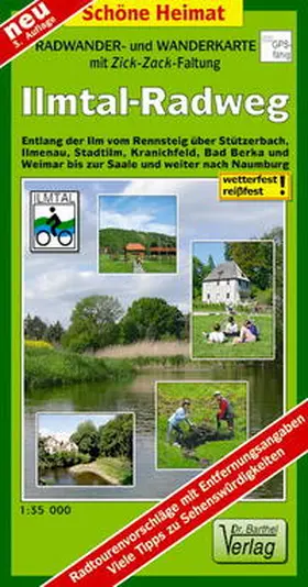 Verlag Dr. Barthel |  Ilmtal-Radwanderweg 1 : 35 000 | Buch |  Sack Fachmedien